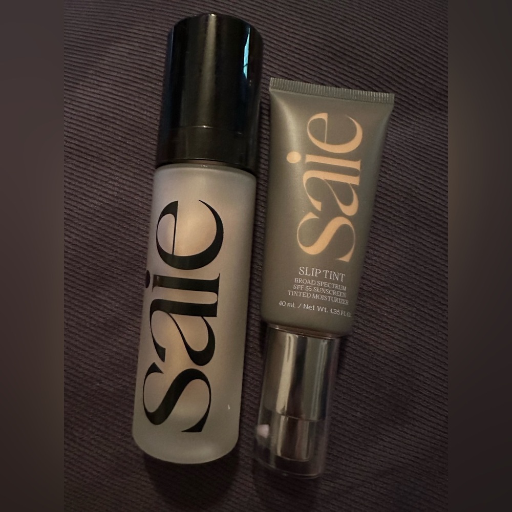 Saie beauty Glowy super gel & Slip tint- Brand new & Full size